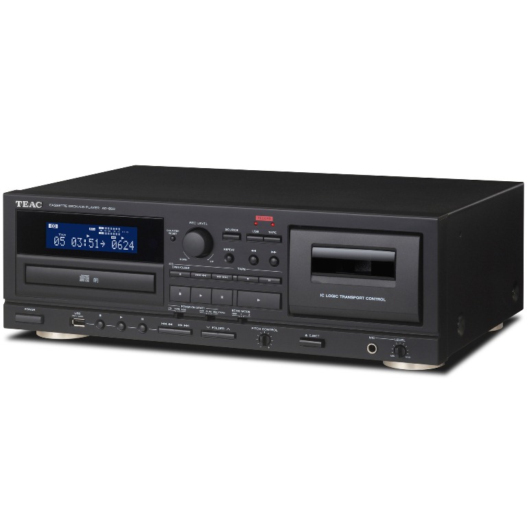 CD рекордер и автореверсная кассетная дека в одном корпусе TEAC AD-850 Black